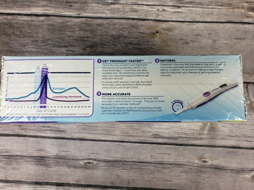 Clearblue Advanced Digital Ovulation Test  10 Tests  - Expires 09/2017 - NEW