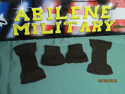 Issue Wool Knit G-1/A-2 Flight Jacket Cuff Set Dark Brown Issue 2 PAIR (4 cuffs)