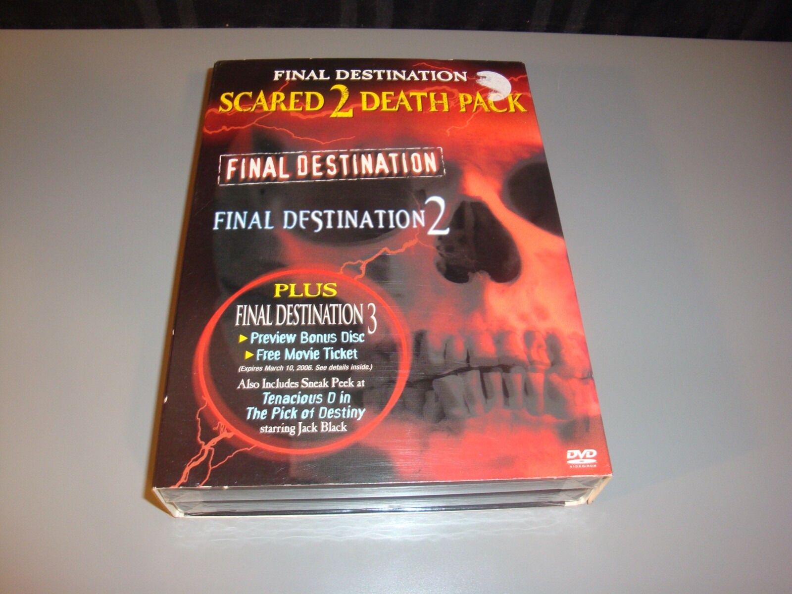 Final Destination Scared 2 Death Pack DVD Set 2 Movies