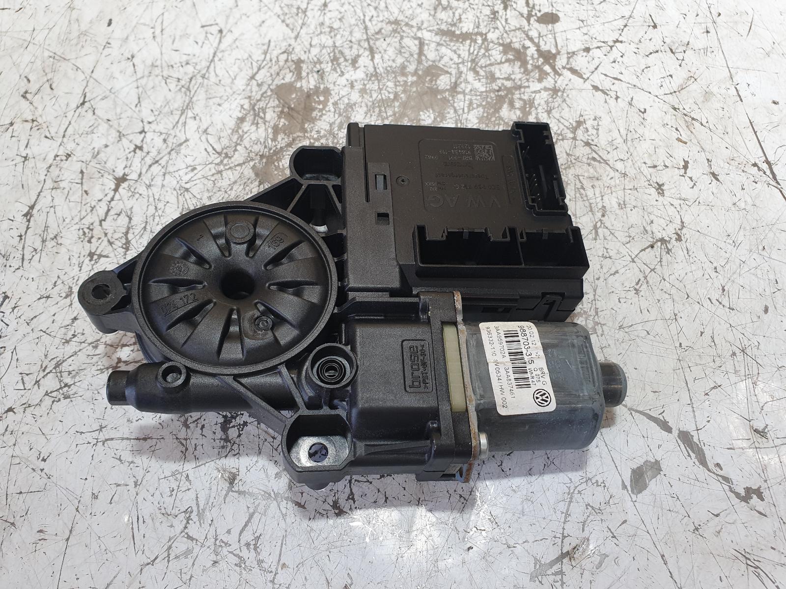 2012 Passat VW 3C/MK6 B7 LEFT FRONT WINDOW MOTOR SEDAN/WAGON 09/10-05/1 image 3