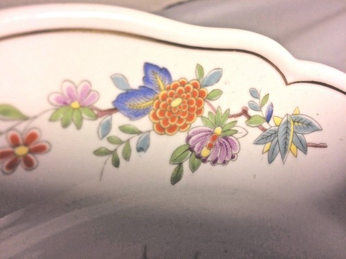 Bavaria Germany Mandalay Porcelain Plate Floral 10.25