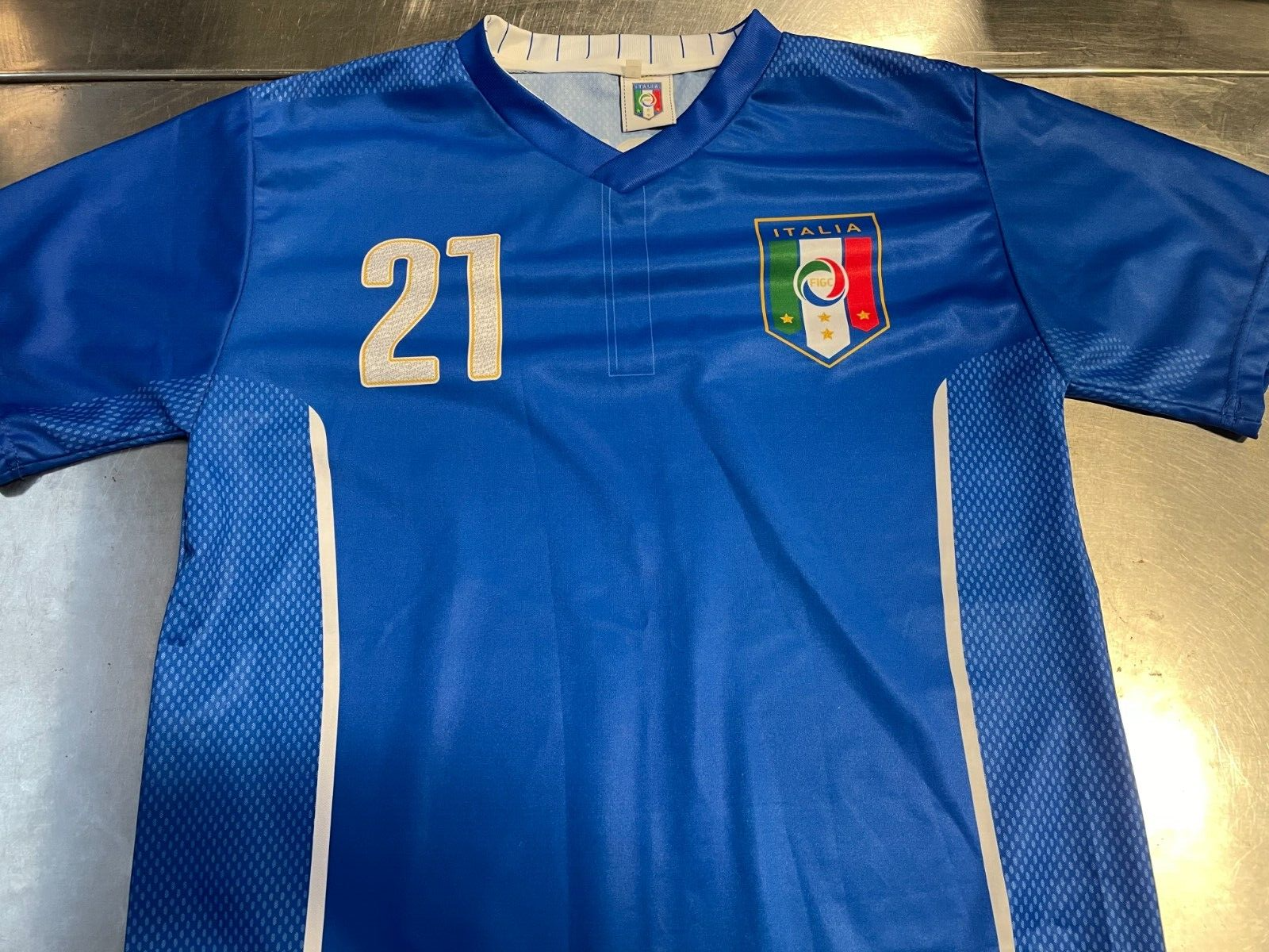 Puma イタリア代表ユニフォーム2009 No. 21 Pirlo Puma Italy Pirlo No. 21 Vintage Jersey M Size with Paper Tag