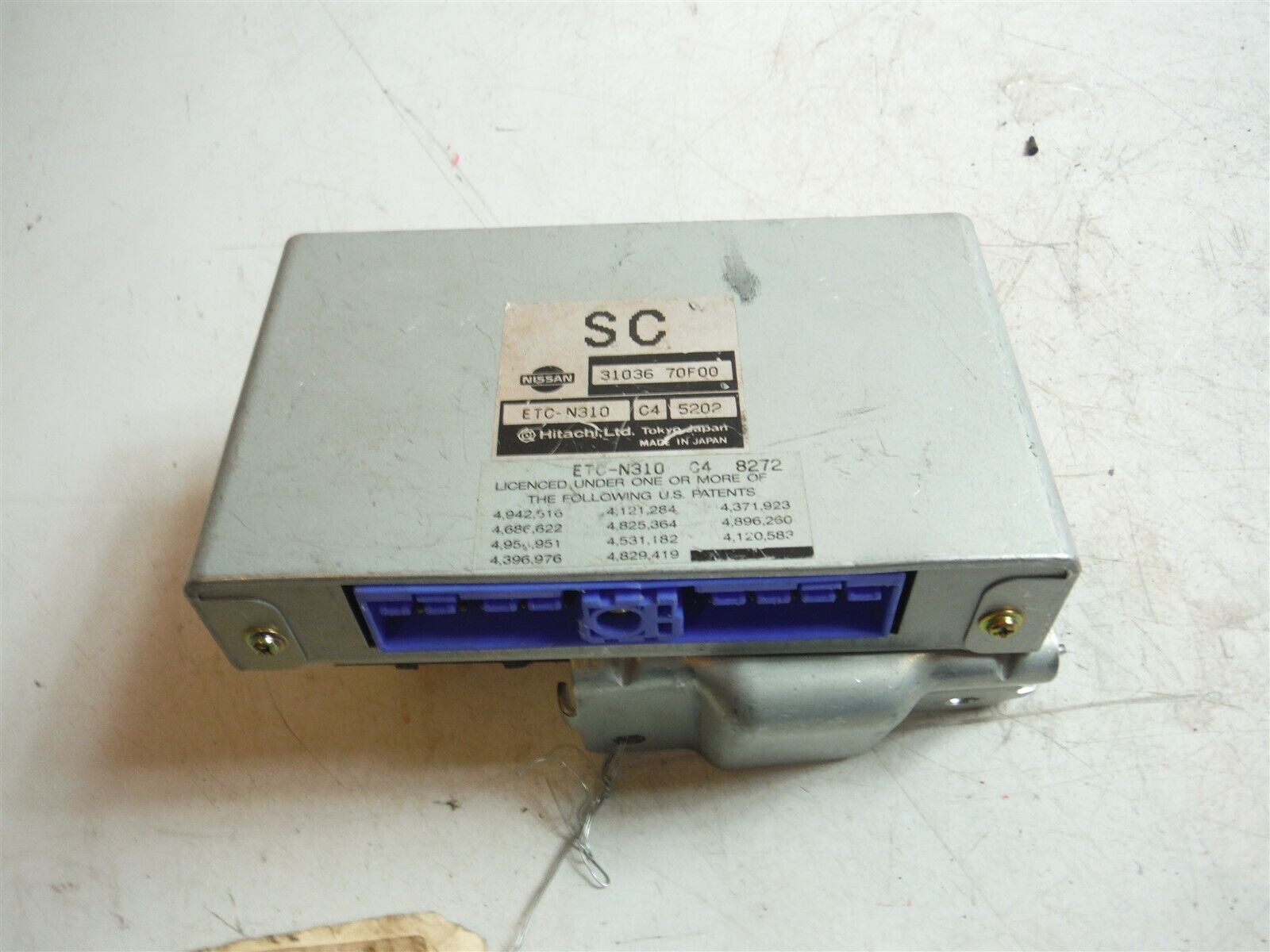 1995 NISSAN 240SX AUTO TRANSMISSION CONTROL MODULE RELAY 1995 NISSAN 240SX AUTO TRANSMISSION CONTROL MODULE RELAY