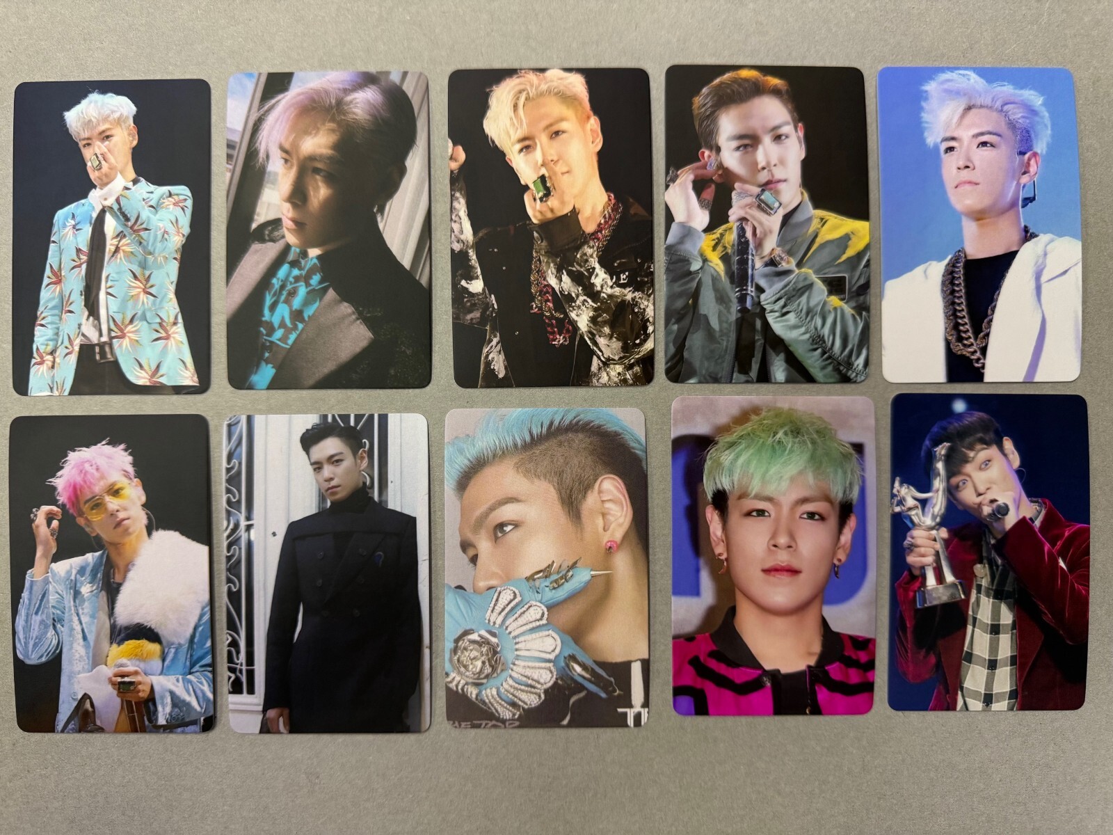 BIGBANG T.O.P カード Kpop BIGBANG T.O.P. Choi Seung Hyun 10 cards RARE 35 | eBay