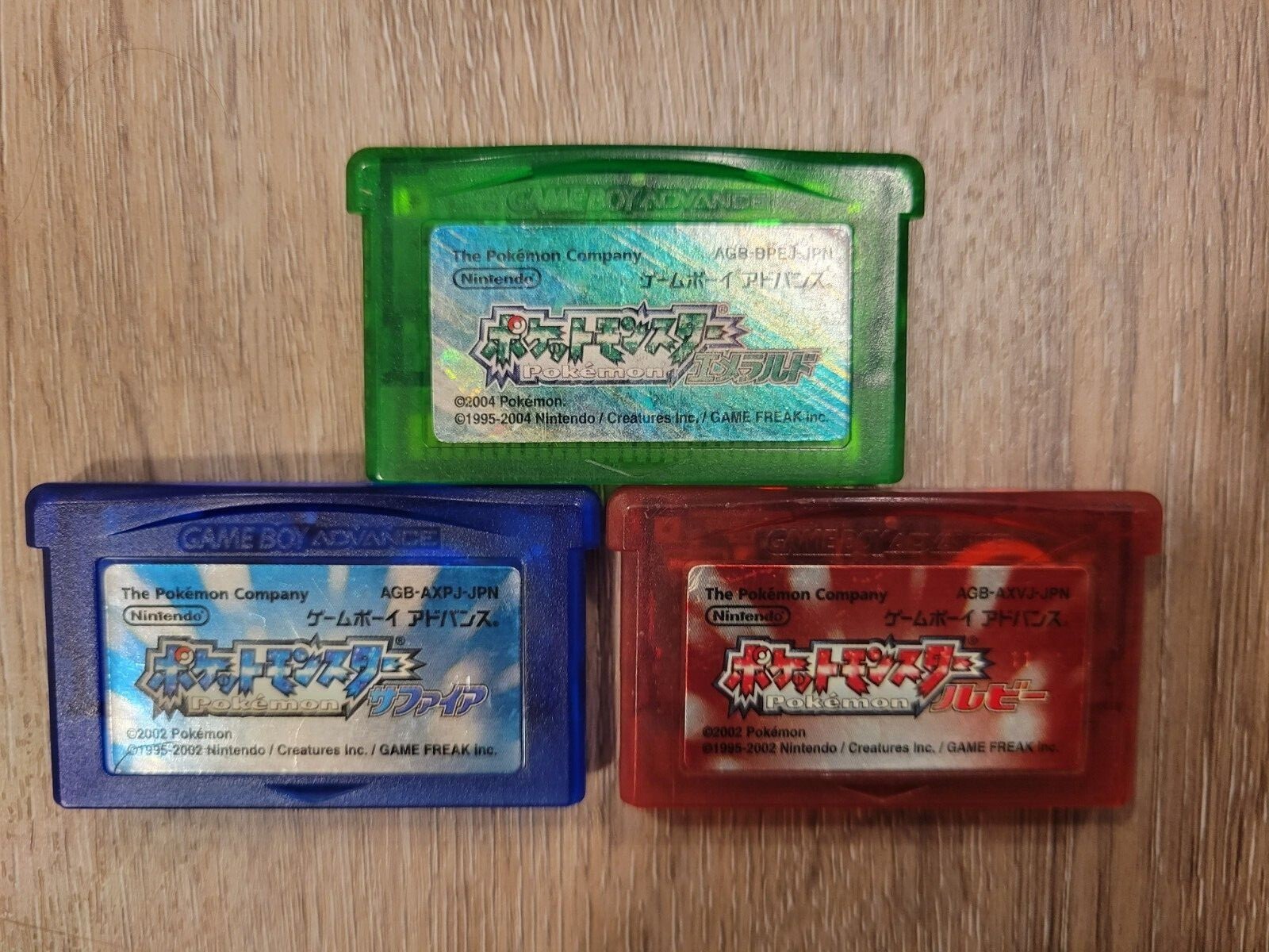 AUTHENTIC Pokemon Emerald Ruby Sapphire Japanese USA SELLER