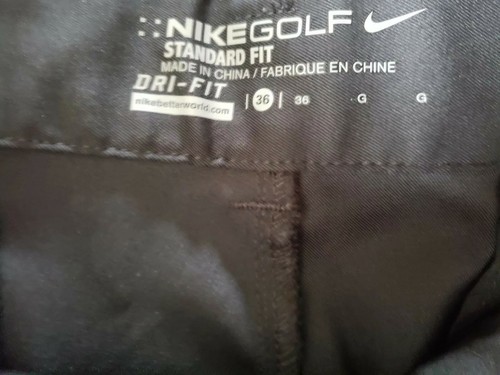 Nike Golf Dri-Fit Black Shorts Mens Size 36