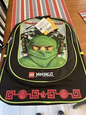 LEGO NINJAGO LLOYD ZX 16 inch Backpack - Black NEW | eBay