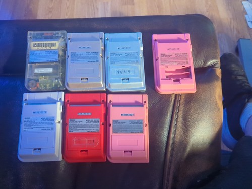 GameBoy Pocket GBP Lot of 7 Set Nintendo Random Color GameBoy Pocket GBP Lot of 7 Set Nintendo Random Color