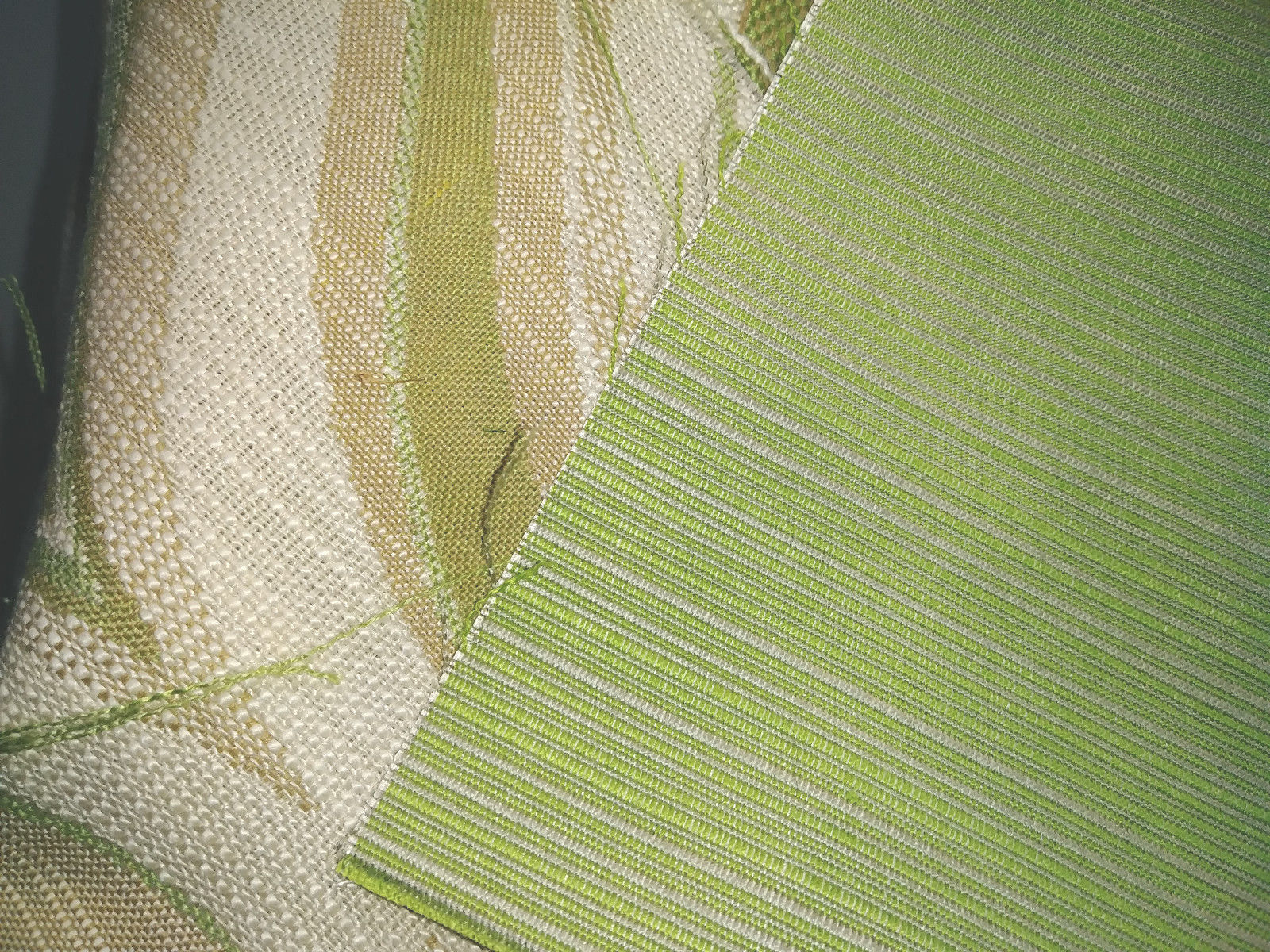 2-Piece Coordinated Upholstery Fabric Remnant, Floral 1 1/2 Yd x 43