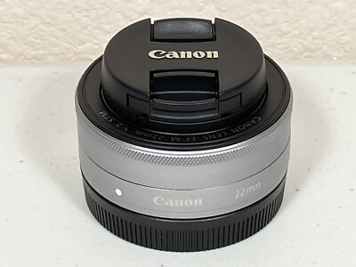 Canon EF-M 22mm f/2 STM Lens - Silver