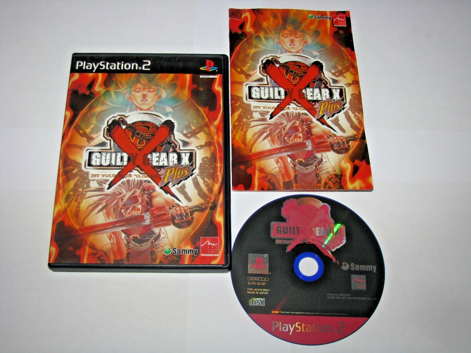Guilty Gear X Plus Japanese Playstation 2 PS2 Japan import