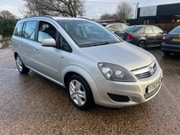 2013 Vauxhall Zafira 1.6i [115] Exclusiv Nav 5dr NEW CLUTCH FSH 7 SEATS ULEZ FRE
