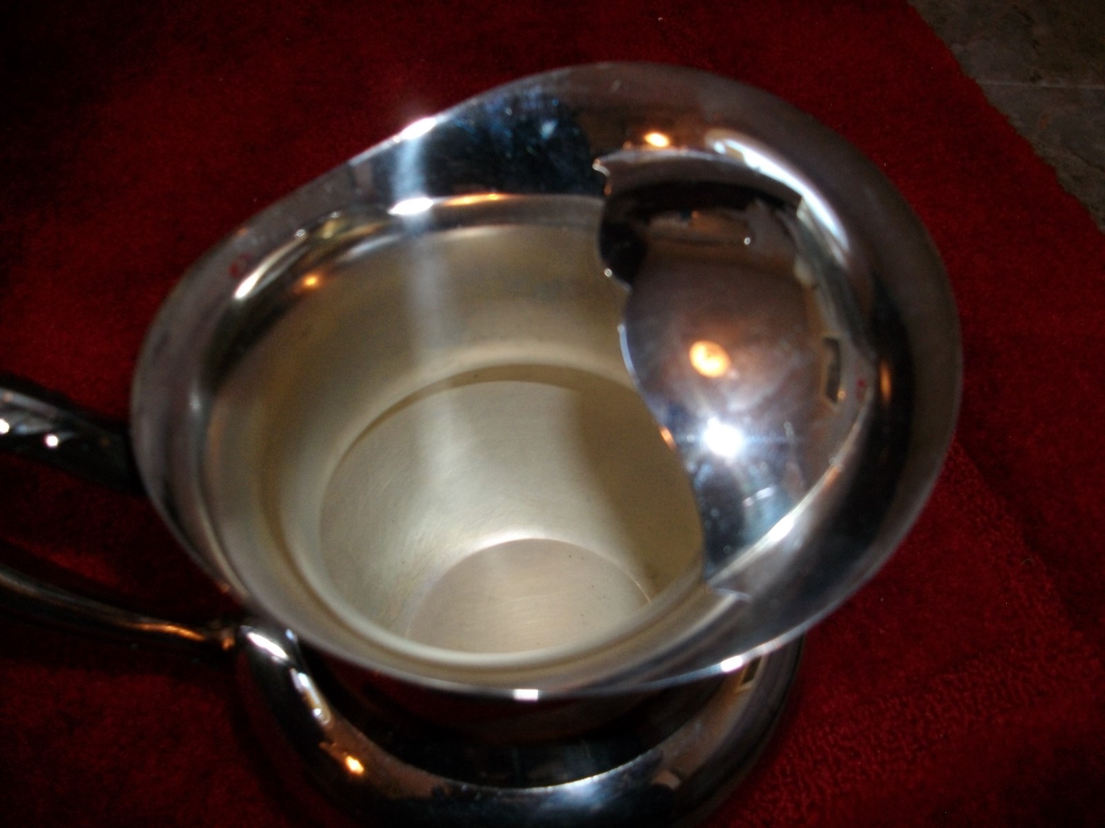Oneida silver water pitcher
