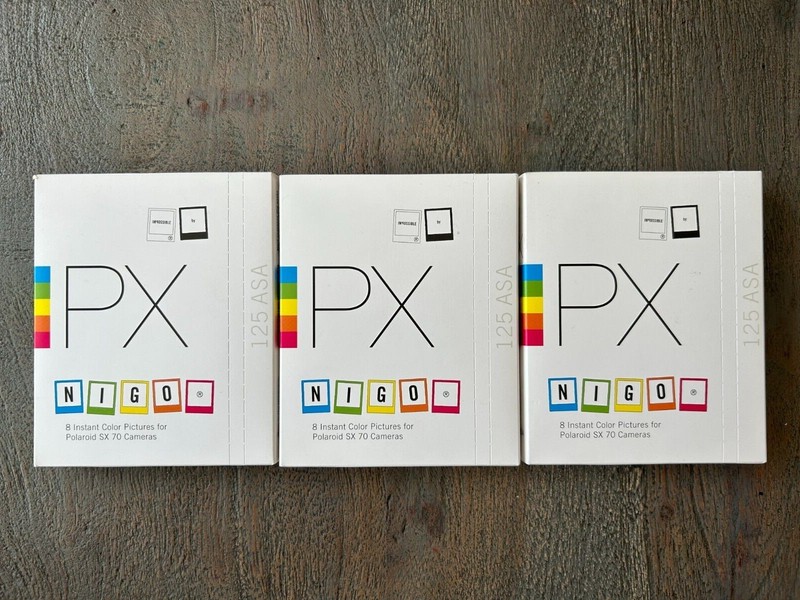 Impossible Project By Nigo Px 70 Color Shade 125 Asa For Polaroid -Rare Unopened