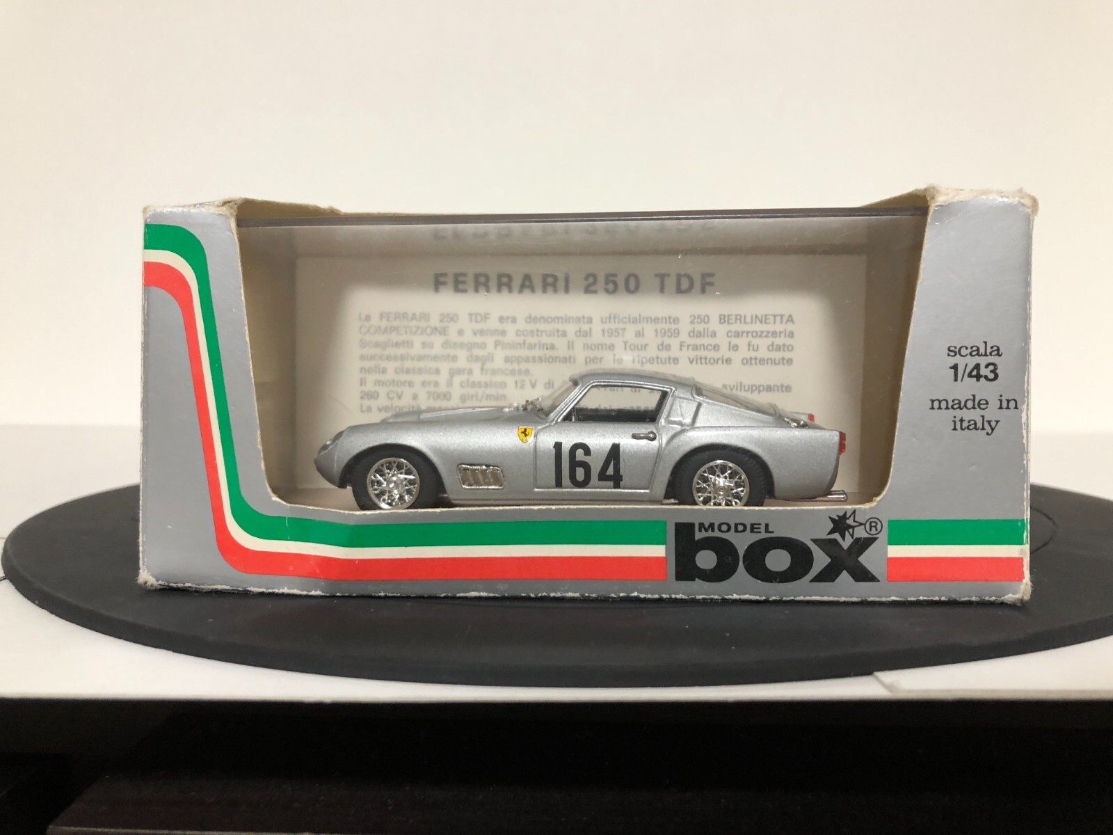 フェニックス1/43 フェラーリ250GT TDF58 No.164 フェニックス1/43 フェラーリ250GT TDF58 No.164
