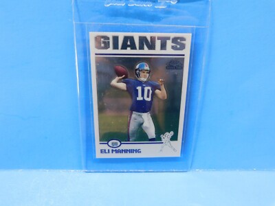 2004 ELI MANNING ROOKIE CARD TOPPS CHROME CARD # 205