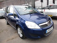 2008 (58) VAUXHALL ZAFIRA 1.6i EXCLUSIV , 7 SEATER , CAZ & ULEZ EXEMPT