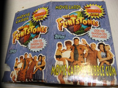 200 Foil PACKS Box LOT 1993 TOPPS FLINTSTONES TRADING CARDS JOHN GOODMAN 1993