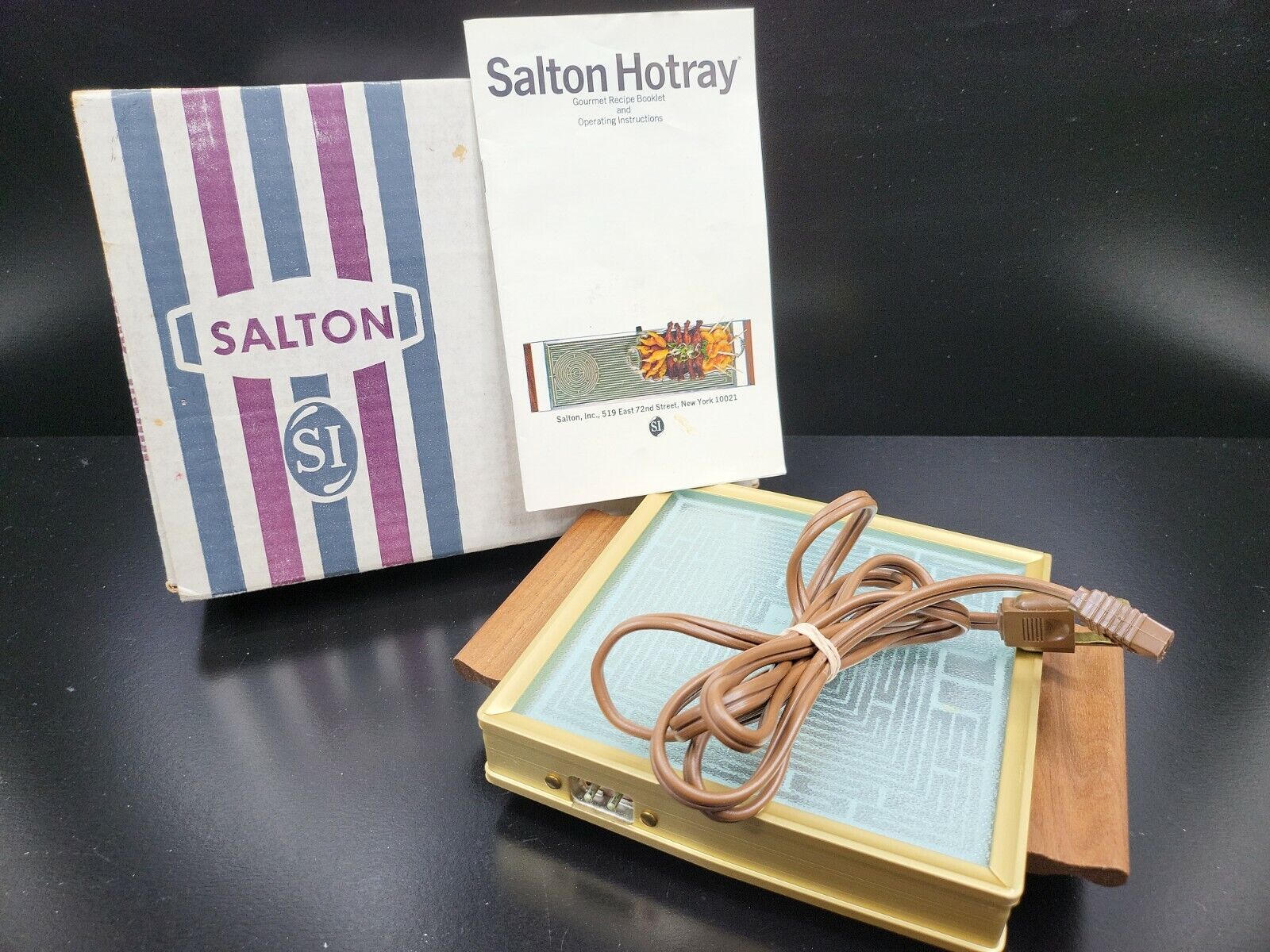 Salton Hotray Servette Food Warmer H-100 Vintage Automatic Ele...