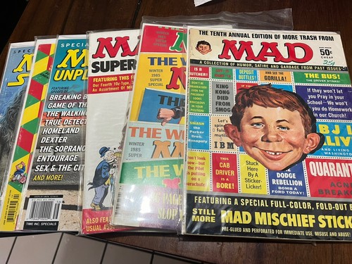 MAD Magazine 7 Issues Specials Giant Size New Series Vintage