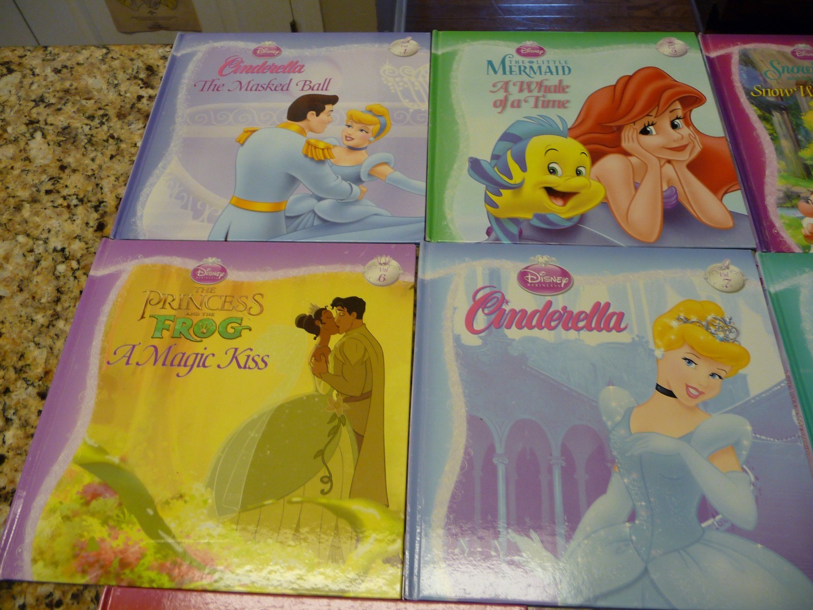 Nice! Disney Princess set #'s 1-12 no 3 hardcover lot Cinderella Snow White AR