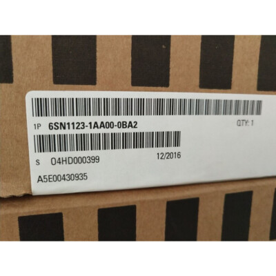 NEW SIEMENS 6SN1123-1AA00-0BA2 SIM0DRIVE 611 P0wer M0dule 6SN1123-1AA00-0BA2