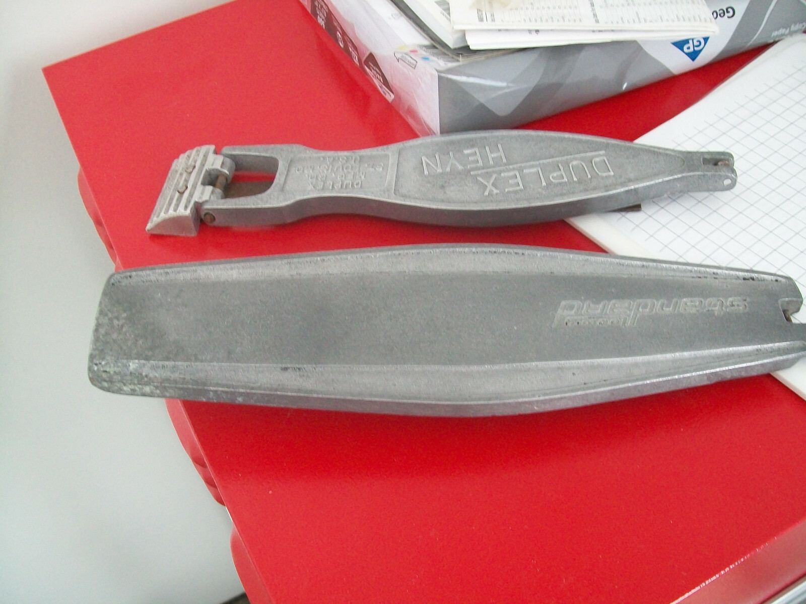 LUDWIG STANDARD AND DUPLEX HEYN VINTAGE DRUM PEDAL FOOT BOARDS