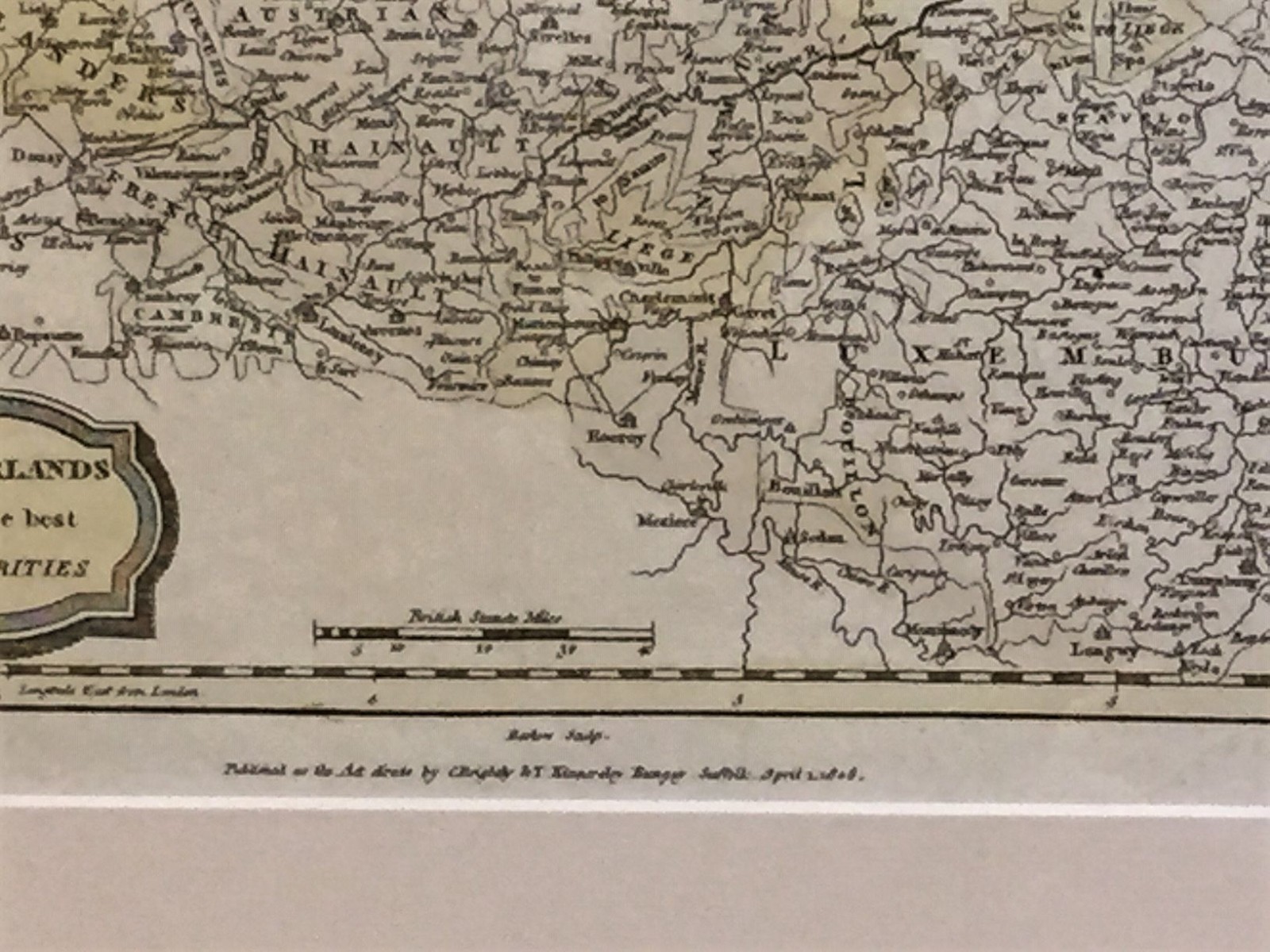 Map Netherlands 1806