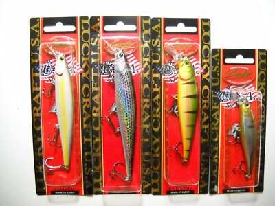Lot of 4 LUCKY CRAFT POINTER in Various Sizes/Colors