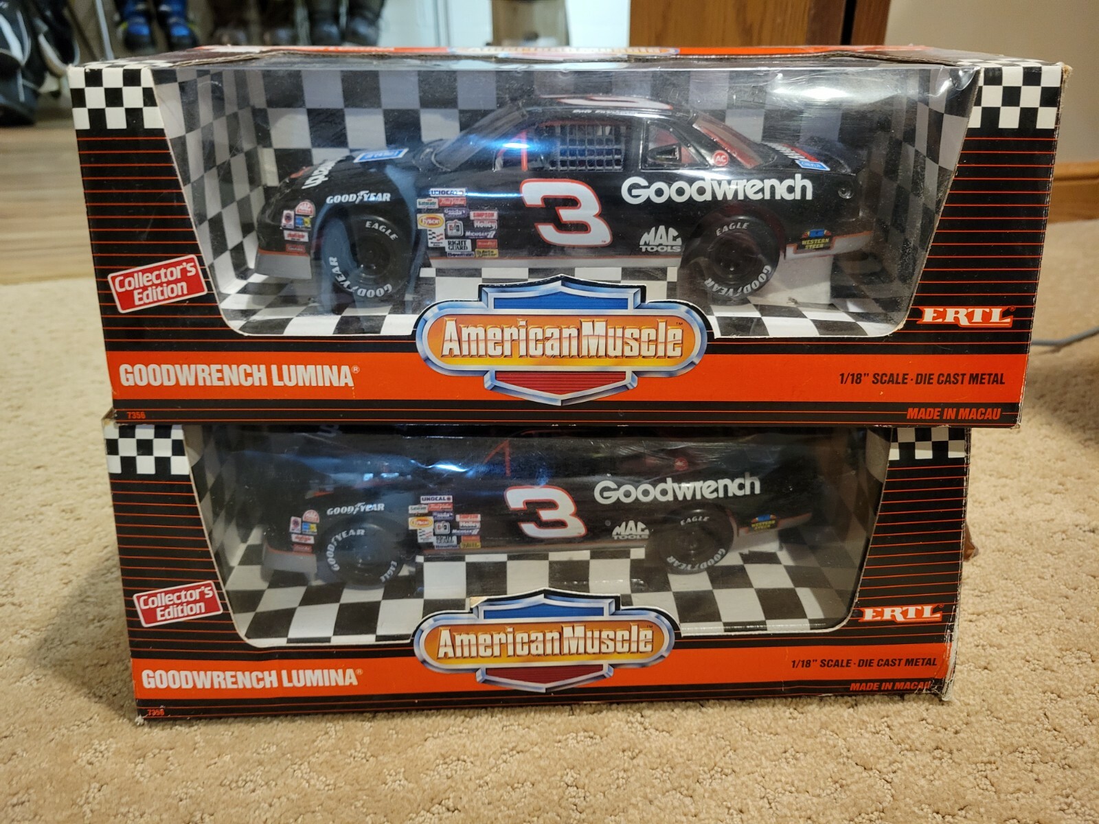 AmericanMuscle 1/18スケールGOODWRENCH LUMINA 2 Dale Earnhardt Sr #3 Goodwrench Lumina 1:18 Scale ERTL