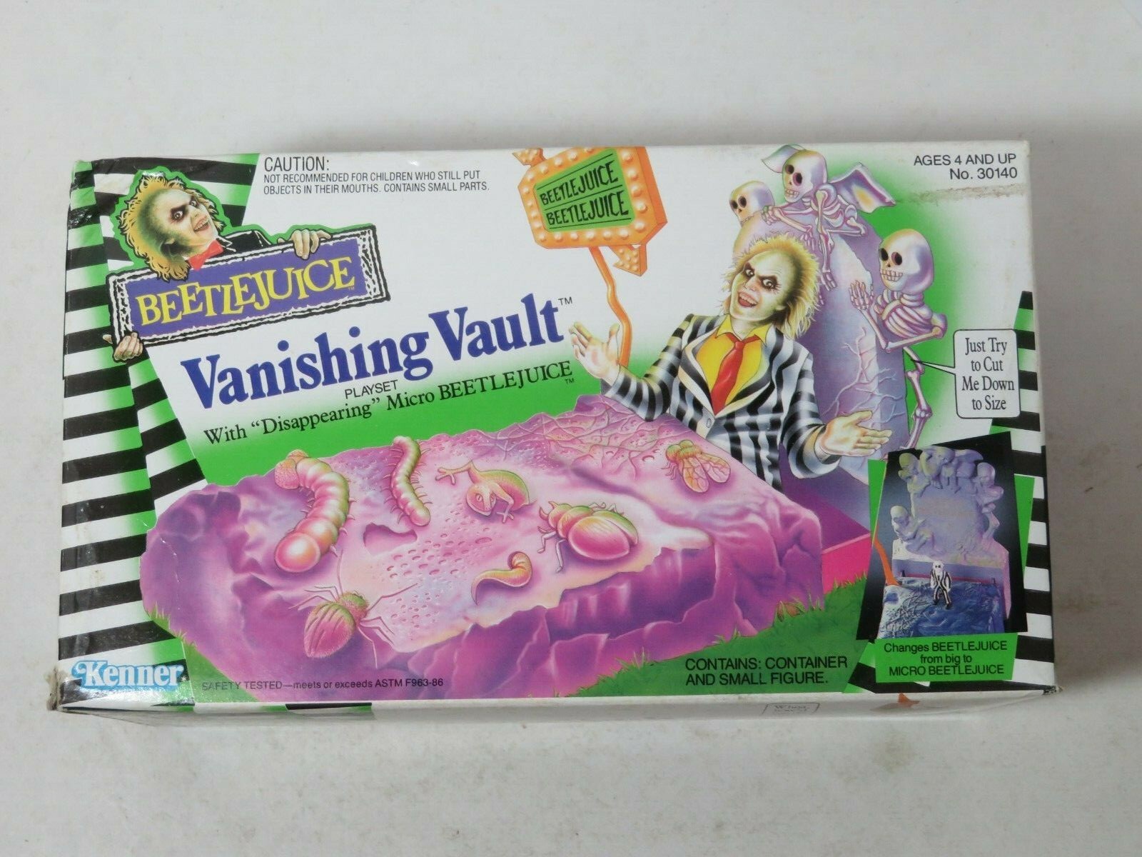 Винтажный игровой набор 1990 Kenner Beetlejuice Movie Vanishing Vault Toy  Playset NIP: купить с доставкой из США, цена 5 455 руб - (334150844136)