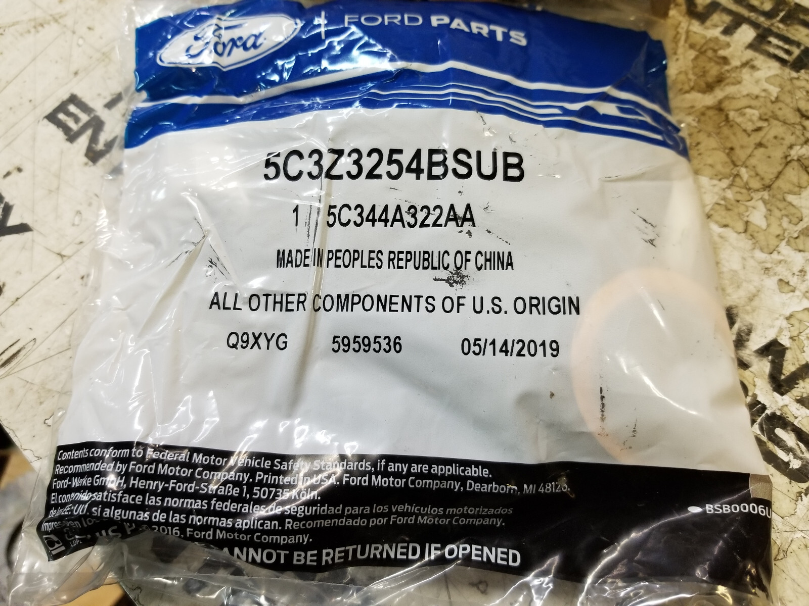 5C3Z-3254-B FRONT OUTER AXLE SEAL KIT 5C3Z3254B - Picture 3 of 5