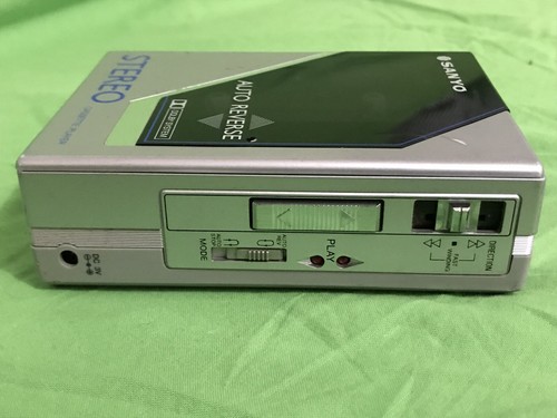 Vintage Sanyo M-G80D Stereo Cassette Player Auto Reverse - Sold As Is