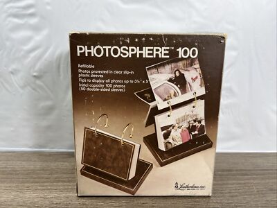 VINTAGE BRASS STANDING FLIP MULTI-PHOTO DISPLAY FOR DESK + PHOTOSPHERE  100