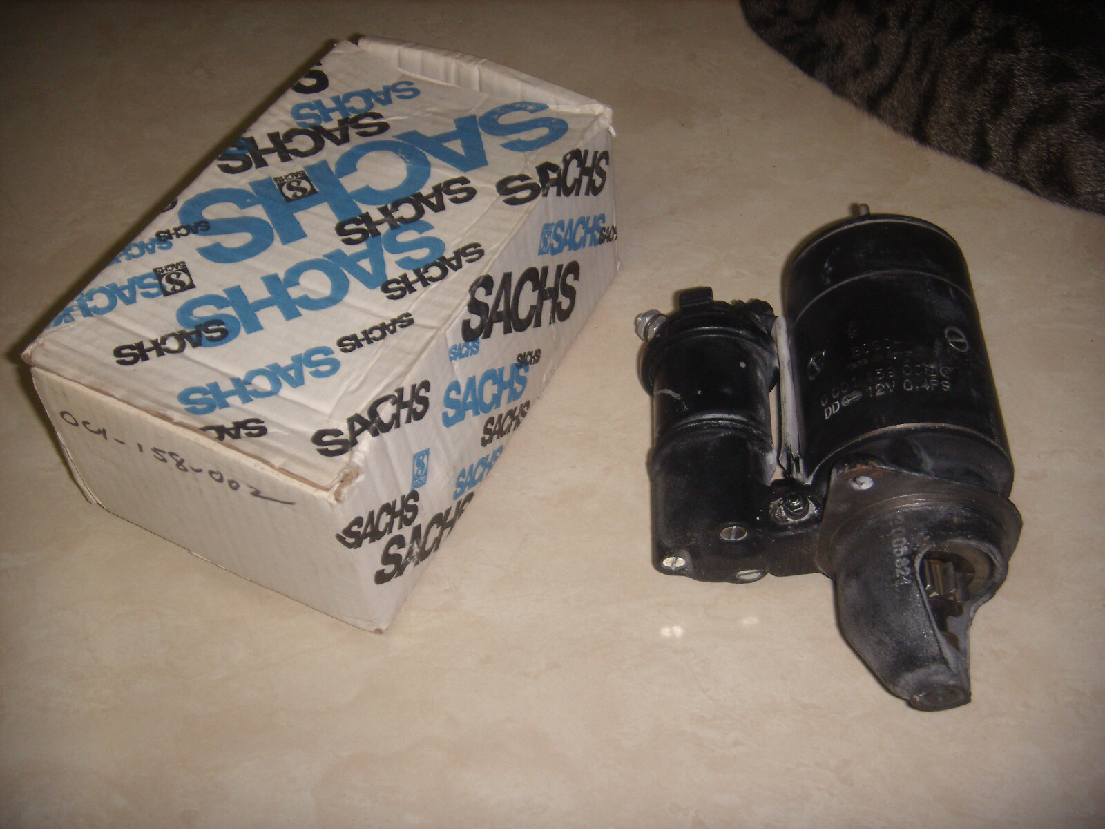 Vintage Snowmobile NOS Sachs Starter Motor 1471 003 001