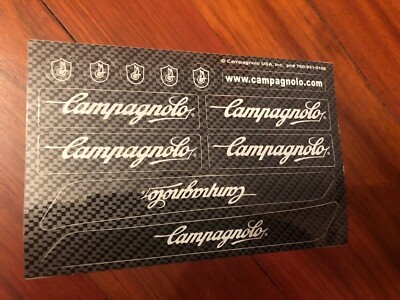 Campagnolo Adhesive Sticker Set for bike or window