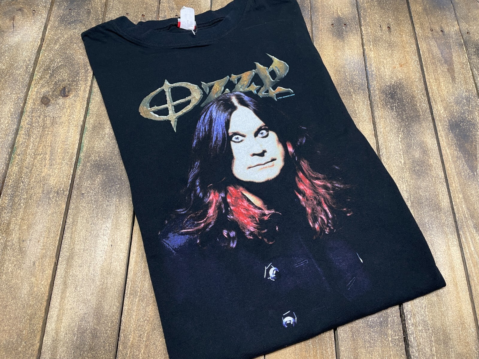 3X / 4X * rare size vtg 2001 OZZY OSBOURNE t shirt * black