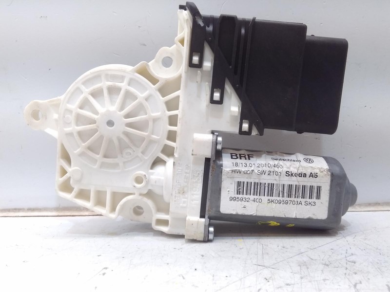 2010 Skoda Octavia N /S /R Moteur Vitre ArriÃ¨Re Gauche 5k0959703a