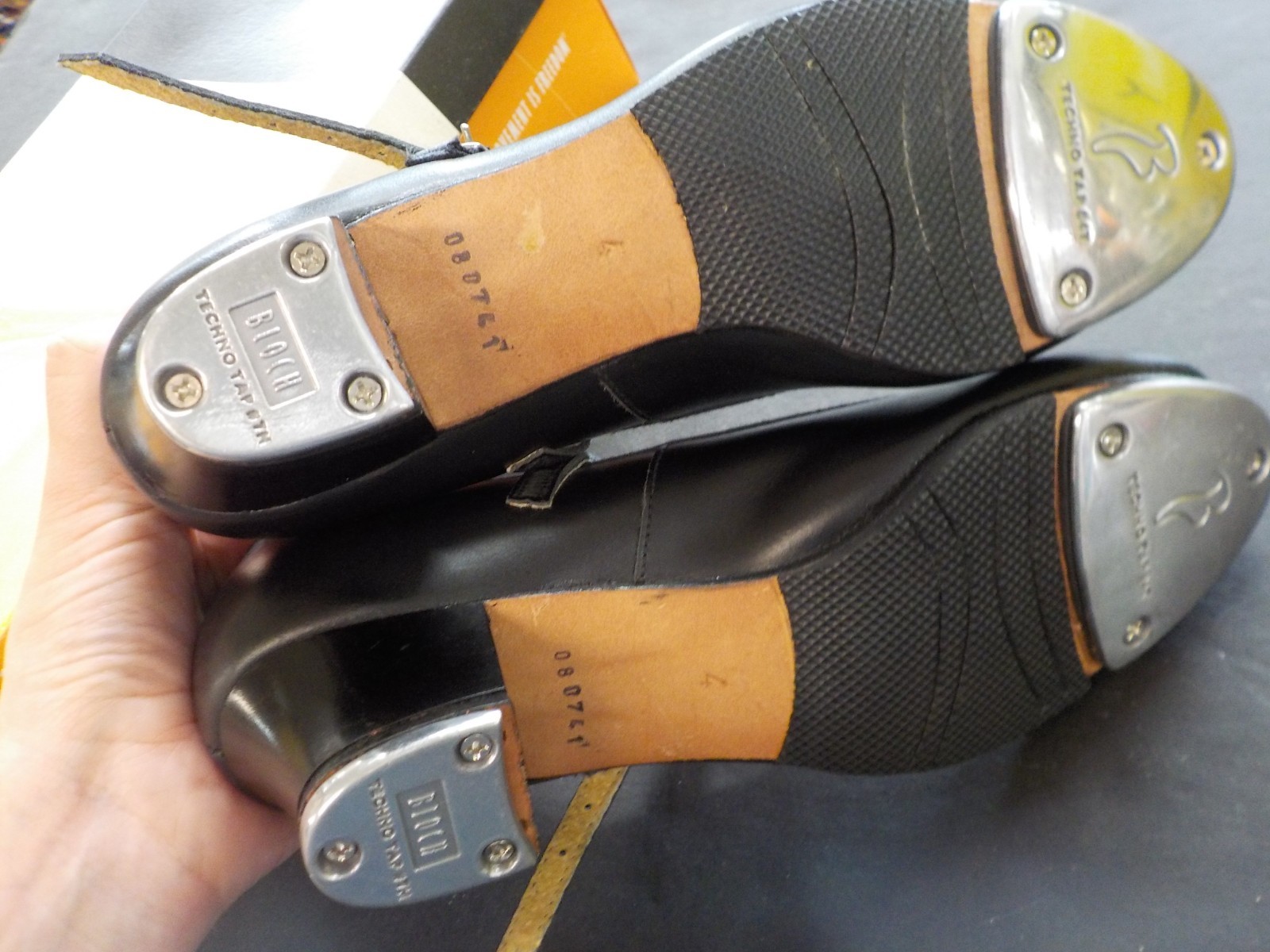 New Bloch S0323L Black X Showtapper Tap Shoes Size 4 (A)