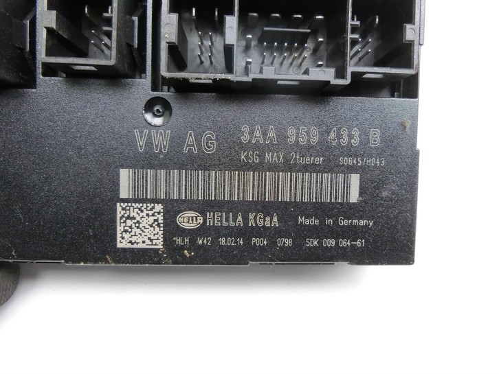 VW Passat 3C B7 10-15 Komfortsteuergerät KSG MAX 2tuerer  - Bild 2