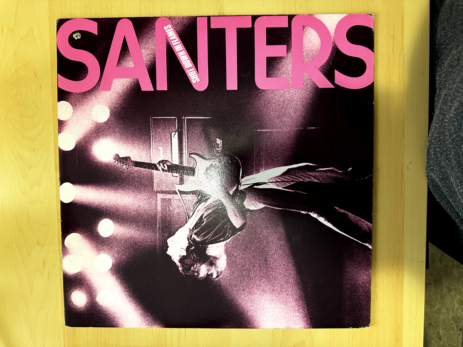 Santers - SHOT DOWN IN FLAMES - Ready (RL-014) LP 33 VG+/EX
