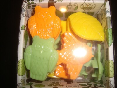 IKEA PRIDLIG Clips Different Colors Special Characters Owl Fish Leaf 9 pcs NEW 