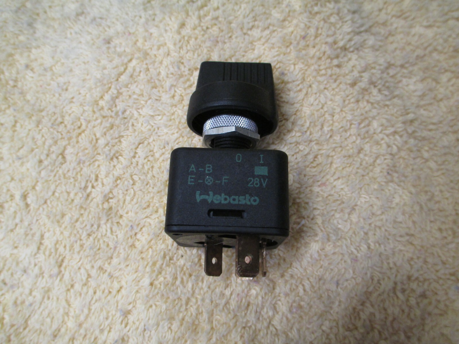 Webasto Illuminated Switch, Rotary, ON/OFF, 28 Volt Lighting