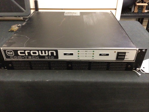 Crown Com-Tech 210 Power Amplifier | eBay