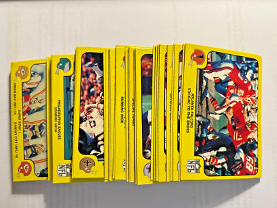 1978 Fleer Team Action NFL Football Complete 68 Card Set Dorsett Payton Bradshaw
