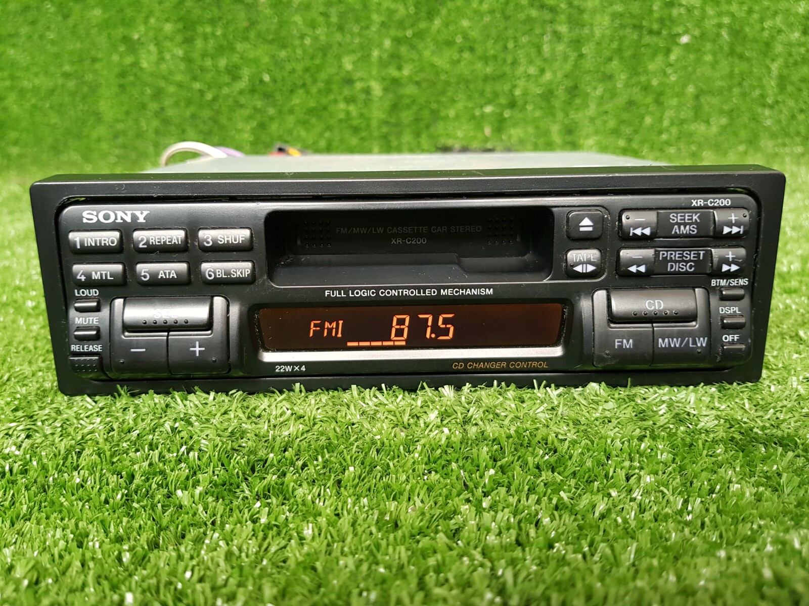 【希少】SONY XR-C515+CSX-88EQ【旧車】 Rare Sony XR-C515 CSX-88EQ Cassette CD EQ Tested Working JP