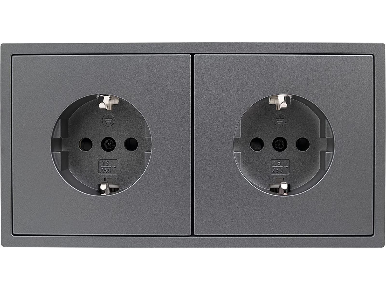 Steckdosen Set McPower Shallow ''Beginner 2S-Profi'' 3-teilig, Kl