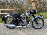 VELOCETTE VENOM, 1957, ORIGINAL NUMBERS, OLD GREEN LOG BOOK, LOVELY 500 CLASSIC