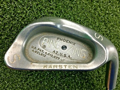 Ping Zing Black Dot Sand Wedge  /  RH  /  KT-M Stiff Steel ~34.5''  / mm7890