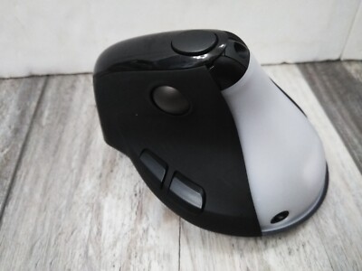 DELUX M618XSD Ergonomic Vertical Wireless Mouse Rechargeable OLED Black (NO-USB)